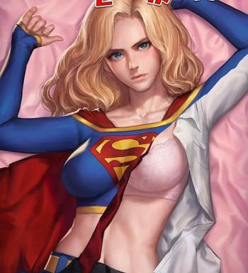 supergirl r18 comics cover