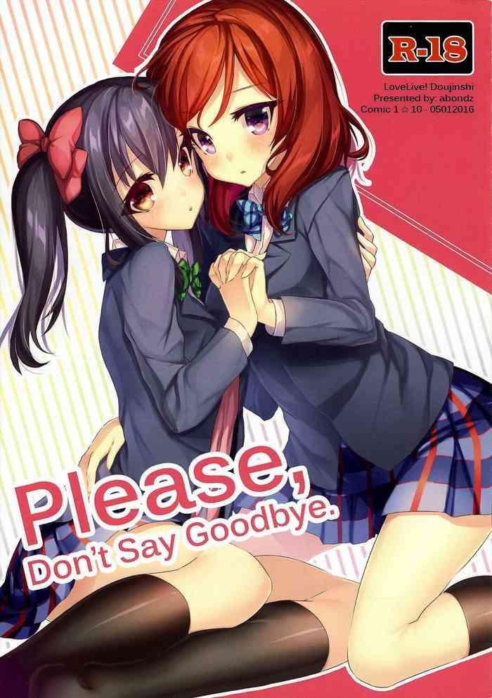 please don t say goodbye cover